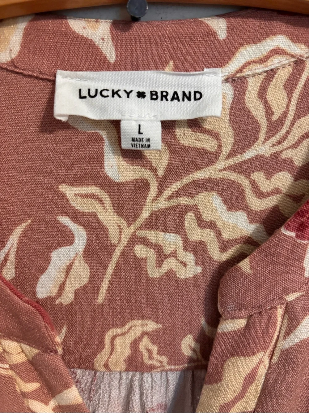 Lucky Brand Flutter sleeve Midi Floral Dress - Picture 4 of 13